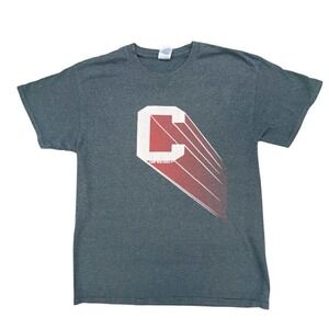 Camp Van Eagle Gray Graphic T-Shirt Adult‎ Unisex Retro Style large Casual Wear